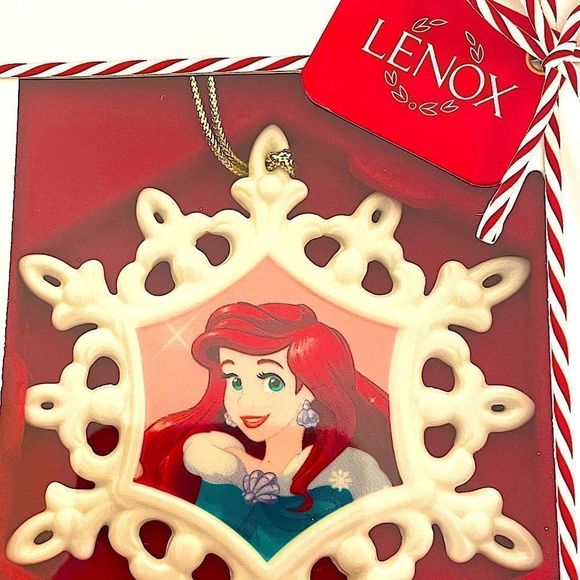 Ariel Snowflake Lenox Ornament - Picture 1 of 3